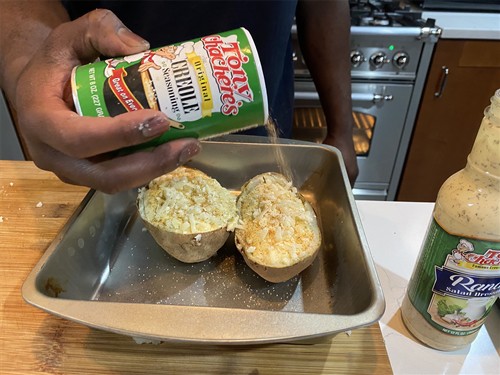 DOUBLE BAKED POTATOES