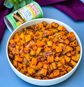 AIR FRYER SWEET POTATO HASH